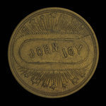 Canada, John Joy, 1 partie de billard <br /> 1892