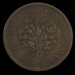 Canada, inconnu, 1 sou <br /> 1838