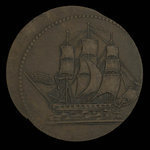 Canada, inconnu, 1/2 penny <br /> 1835