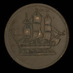 Canada, inconnu, 1/2 penny <br /> 1835