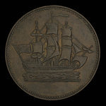 Canada, inconnu, 1/2 penny <br /> 1835