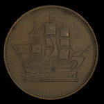 Canada, inconnu, 1/2 penny <br /> 1835