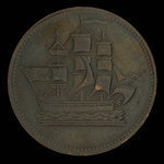 Canada, inconnu, 1/2 penny <br /> 1835