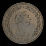 Canada, inconnu, 1 penny <br /> 1813
