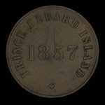 Canada, George Davies, 1/2 penny <br /> 1857