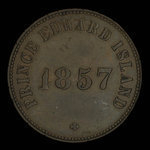 Canada, George Davies, 1/2 penny <br /> 1857