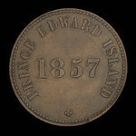 Canada, George Davies, 1/2 penny <br /> 1857