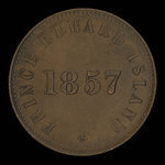 Canada, George Davies, 1/2 penny <br /> 1857