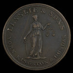 Canada, Lesslie & Sons, 1/2 penny <br /> 1824