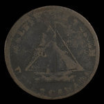 Canada, inconnu, 1/2 penny <br /> 1815