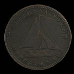 Canada, inconnu, 1/2 penny : 1820
