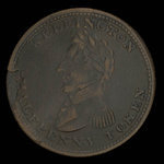 Canada, inconnu, 1/2 penny <br /> 1837