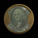 Canada, Weir & Larminie, aucune dénomination <br /> 1863