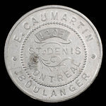 Canada, E. Caumartin, 1/2 pain <br /> 1895