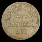 Canada, Nobles Hotel, 5 cents <br /> 1890