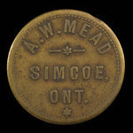 Canada, A.W. Mead, 5 cents <br /> 1895
