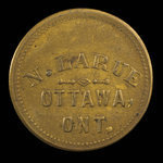 Canada, N. Larue, 5 cents <br /> 1895