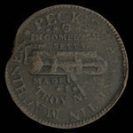 Canada, inconnu, 1/2 penny <br /> 1838