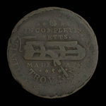 Canada, inconnu, 1/2 penny <br /> 1838