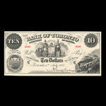 Canada, Bank of Toronto (The), 10 dollars <br /> 1 juillet 1880
