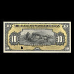 Canada, Bank of Saskatchewan, 10 dollars <br /> 1 mai 1913