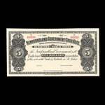 Canada, Terre-Neuve - Département des travaux publics, 5 dollars <br /> 1909