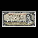 Canada, Banque du Canada, 20 dollars <br /> 1954