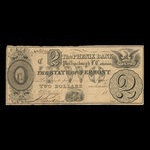 Canada, Phenix Bank, 2 dollars <br /> 1841