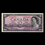 Canada, Banque du Canada, 10 dollars <br /> 1954