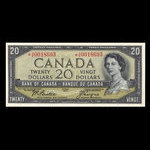 Canada, Banque du Canada, 20 dollars <br /> 1954