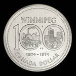 Canada, Élisabeth II, 1 dollar <br /> 1974