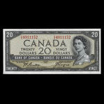 Canada, Banque du Canada, 20 dollars <br /> 1954