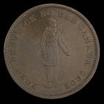 Canada, Banque de Montréal, 1 penny <br /> 1837