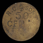 Canada, R.C. & Fils, 50 cents <br /> 1914