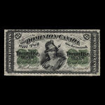 Canada, Dominion du Canada, 25 cents <br /> 1 mars 1870
