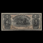 Canada, Dominion du Canada, 1 dollar <br /> 31 mars 1898