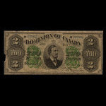 Canada, Dominion du Canada, 2 dollars <br /> 1 juin 1878