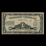 Canada, Alberta - Département du Trésor, 1 dollar <br /> 5 août 1936