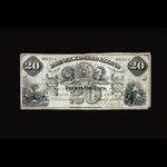 Canada, Gouvernement de l'Île-du-Prince-Édouard, 20 dollars <br /> 2 février 1872