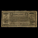 Canada, Bank of British North America, 4 dollars <br /> 1 janvier 1853