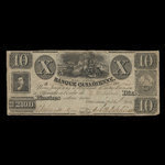 Canada, Banque Canadienne, 10 dollars <br /> 23 août 1836