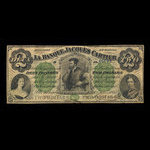 Canada, Banque Jacques-Cartier, 2 piastres <br /> 2 janvier 1862