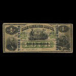 Canada, Banque de Québec, 4 dollars <br /> 1 octobre 1870