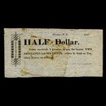 Canada, Benjamin Dewolf, 1/2 dollar <br /> 1820