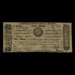 Canada, Wfd. Nelson & Cie., 10 sous <br /> 9 octobre 1837