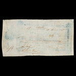 Canada, La Société de Défricheurs de la Rivière aux Sables, 1 écu <br /> 19 juin 1848