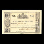 Canada, Neil Stewart, 7 1/2 pence <br /> 12 janvier 1838