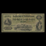Canada, La Banque Nationale, 4 dollars <br /> 28 mai 1870