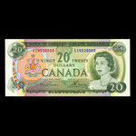 Canada, Banque du Canada, 20 dollars <br /> 1969