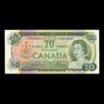 Canada, Banque du Canada, 20 dollars <br /> 1969
